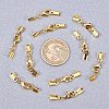 Alloy Clip Ends With Lobster Claw Clasps KK-PH0034-22-3