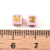 Plating Acrylic Beads OACR-N140-01D-M-3