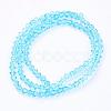 Imitation Austrian Crystal 5301 Bicone Beads GLAA-S026-06-3