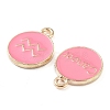 Alloy Enamel Pendants ENAM-S124-01B-03-3