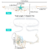 2Pcs Lace Headbands & Lace Cloth Choker Necklaces DIY-GF0004-63-2