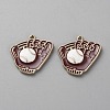 Alloy Enamel Pendants ENAM-CJC0010-36C-04-1