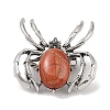 Natural Red Jasper Brooches G-A224-01AS-06-1
