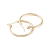 Ion Plating(IP) Brass Huggie Hoop Earrings for Women X-EJEW-A083-01G-2