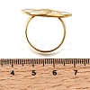 304 Stainless Steel Enamel Cuff Open Rings SA-CBA369F-04G-05-5