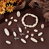 405Pcs Wood Beads WOOD-GA0001-89-4