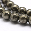 Natural Pyrite Beads Strands G-D391-01-2