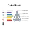 Geometry Shape Chakra Hanging Ornament AJEW-I059-05-2