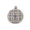 304 Stainless Steel Pendants STAS-R005-07P-03-1