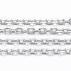 Tarnish Resistant 304 Stainless Steel Cable Chains CHS-H009-22P-1