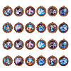 Glass Pendants WOOD-NB0001-63B-1