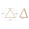 Brass Linking Rings KK-T037-02KC-NF-2