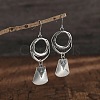 Bohemian Style Ring with Trapezoid Alloy Dangle Earrings FS-WGCE919-01-2