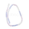 Transparent Gradient Color Glass Beads Strands GLAA-F131-01A-02-3