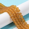 Transparent Glass Beads Strands X1-EGLA-A034-T6mm-MD04-2