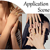 DIY Charm Cuff Ring Making Kit DIY-SC0023-58-5