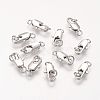 Brass Lobster Claw Clasps X-KK-KK801-P-1
