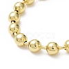 Rack Plating Brass Ball Chain Bracelets for Women BJEW-G676-01D-G-2