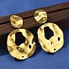 304 Stainless Steel Dangle Stud Earrings for Women EJEW-K268-13B-G-3