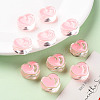 Transparent Enamel Acrylic Beads TACR-S155-004E-6