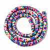 Handmade Polymer Clay Beads Strands CLAY-N008-010L-A-3