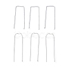 200Pcs 2 Style Galvanized Iron M-Shape pins TOOL-GA0001-54-1