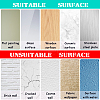 Translucent PVC Self Adhesive Wall Stickers STIC-WH0015-056-7