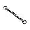 Aluminum Alloy Cable Chain Purse Extender Chains FIND-WH0005-94C-1