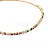Cubic Zirconia Tennis Bracelet BJEW-T020-03B-01G-2