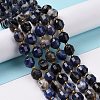 Natural Sodalite Beads Strands with Seed Beads G-G990-E01-2