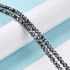 Electroplate Non-magnetic Synthetic Hematite Beads Strands G-L487-C-15-4