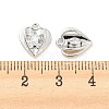 Clear Glass Charms X-KK-E090-25P-3