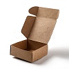 30Pcs Eco-Friendly Square Folding Kraft Paper Gift Box CON-CJ0001-15-3
