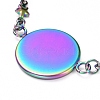 Rainbow Color 304 Stainless Steel Bracelet Making STAS-L248-008M-3