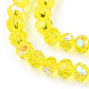 Electroplate Glass Beads Strands EGLA-A034-T4mm-L28-2