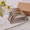 3Pcs 3 Colors Iron Purse Frames Handles IFIN-SZ0001-15-5