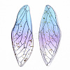 Transparent Epoxy Resin Big Pendants X-RESI-T046-01D-2