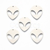201 Stainless Steel Pendants Ion Plating(IP) X-STAS-N098-117P-2