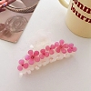 Flower Rhinestones Claw Hair Clips PW-WG53691-02-1