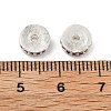 Brass Micro Pave Cubic Zirconia Beads KK-R216-15S-04-3