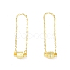 Brass Magnetic Clasp with Cable Safety Chain X-KK-F839-035G-1