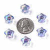 1-Hole Transparent Acrylic Buttons MACR-S373-129-C09-5