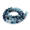 Natural Striped Agate/Banded Agate Beads Strands G-S259-04C-8mm-2