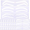 24Pcs 3 Styles Plastic Eyebrow Tattoo Practice Skin AJEW-CP0009-58A-1