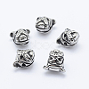 304 Stainless Steel Puppy Beads STAS-F195-001AS-1