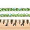Electroplate Transparent Glass Beads EGLA-B013-02A-AB04-4