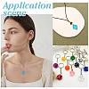 22Pcs Transparent Resin Pendants RESI-ME0001-13-5