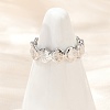 Brass Adjustable Cuff Rings for Women RJEW-B132-01A-P-2