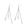304 Stainless Steel Dangle Earrings EJEW-JE06576-2