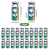 20Pcs Rainbow color Alloy Cord Locks FIND-GF0002-76-2